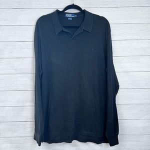 Polo by Ralph Lauren Long Sleeve Light Weight Black XL Polo 💗